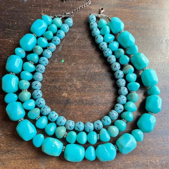 Avon turquoise necklace deals